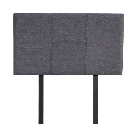 Linen Fabric Single Bed Headboard Bedhead - Grey
