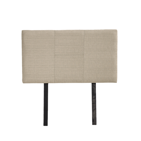 Linen Fabric Single Bed Headboard Bedhead - Beige