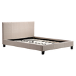 Sorrento Beige Double bed frame in a modern bedroom