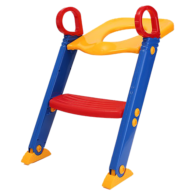 Kids toilet training ladder with potty seat