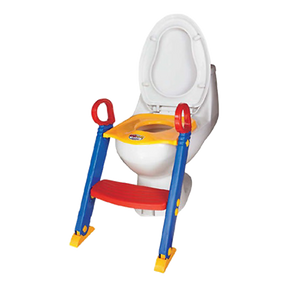 Maui toddler potty training ladder and seat in a bathroom
