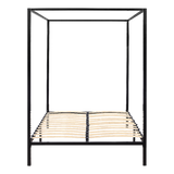 Allure four poster double bed frame styled in contemporary bedroom — Allure Home Collections