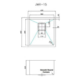 Handmade stainless steel kitchen sink 430x455mm