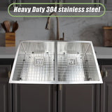 Handmade stainless steel kitchen sink 835x505mm