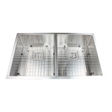 Handmade stainless steel kitchen sink 835x505mm