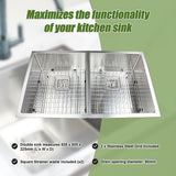 Handmade stainless steel kitchen sink 835x505mm