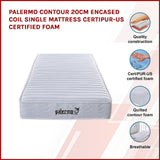 Hybrid Pocket Spring Mattress, 20cm Single