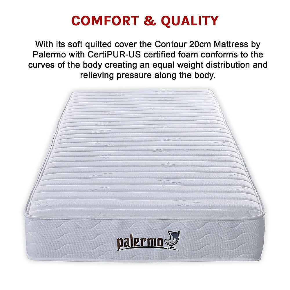 Hybrid Pocket Spring Mattress, 20cm Single