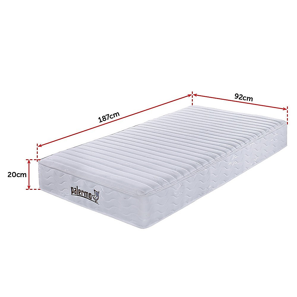 Hybrid Pocket Spring Mattress, 20cm Single
