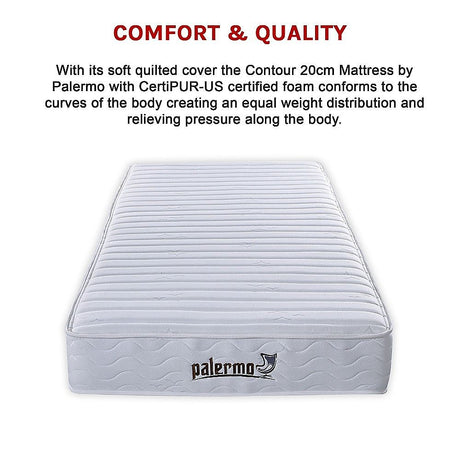 Pocket spring hybrid mattress, 20cm king single