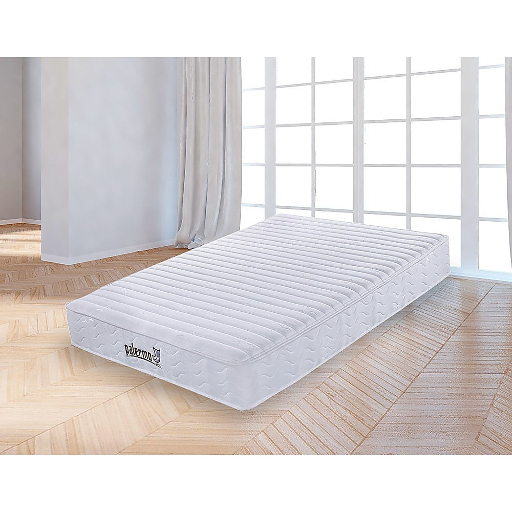 Palermo Contour 20cm Encased Coil Mattress — CertiPUR-US Certified Foam — Allure Home Collections
