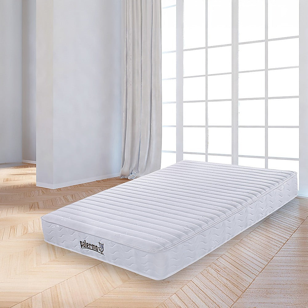 Palermo Contour 20cm Encased Coil Mattress — CertiPUR-US Certified Foam — Allure Home Collections