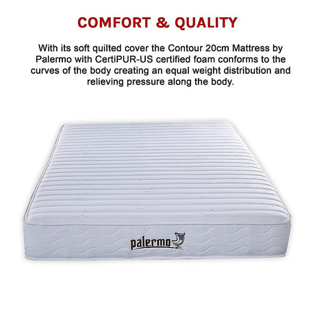 Hybrid pocket spring mattress, 20cm queen
