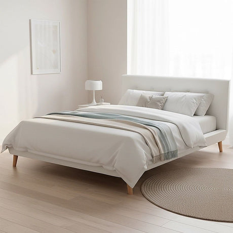 Amalfi Queen Deluxe Bed Frame, White