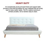 Amalfi Queen Deluxe Bed Frame, White