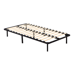 Dover Heights king single metal bed frame in black