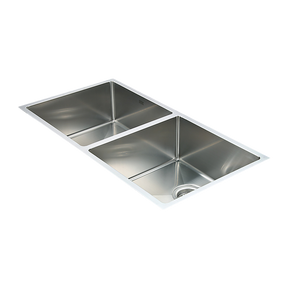 Handmade stainless steel kitchen sink 865x440mm
