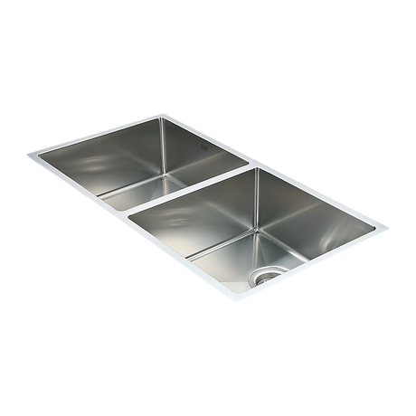 Handmade stainless steel kitchen sink 865x440mm