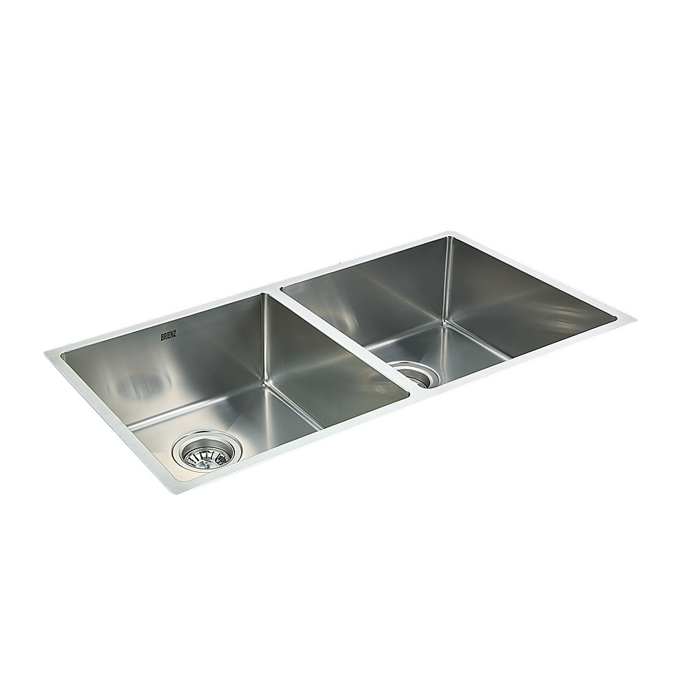 Handmade stainless steel kitchen sink 865x440mm