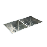Handmade stainless steel kitchen sink 865x440mm