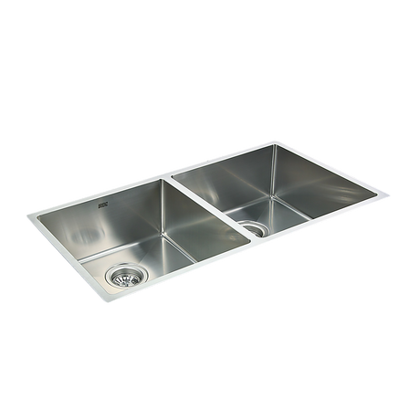 Handmade stainless steel kitchen sink 865x440mm