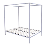 Elegant Four Poster Queen Bed Frame