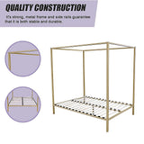 Allure four poster bed frame styled in elegant bedroom — Allure Home Collections
