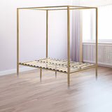 Allure four poster bed frame top canopy detail — Allure Home Collections
