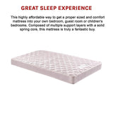 Innerspring Mattress, 15cm King Single
