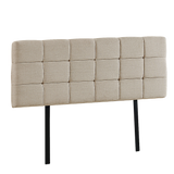 Tom Groggin Rectangular Bed Head, Beige Queen