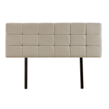 Tom Groggin Rectangular Bed Head, Beige Queen