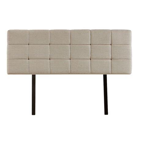Tom Groggin Rectangular Bed Head, Beige Queen