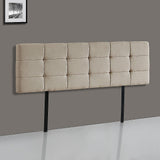 Tom Groggin Rectangular Bed Head, Beige King