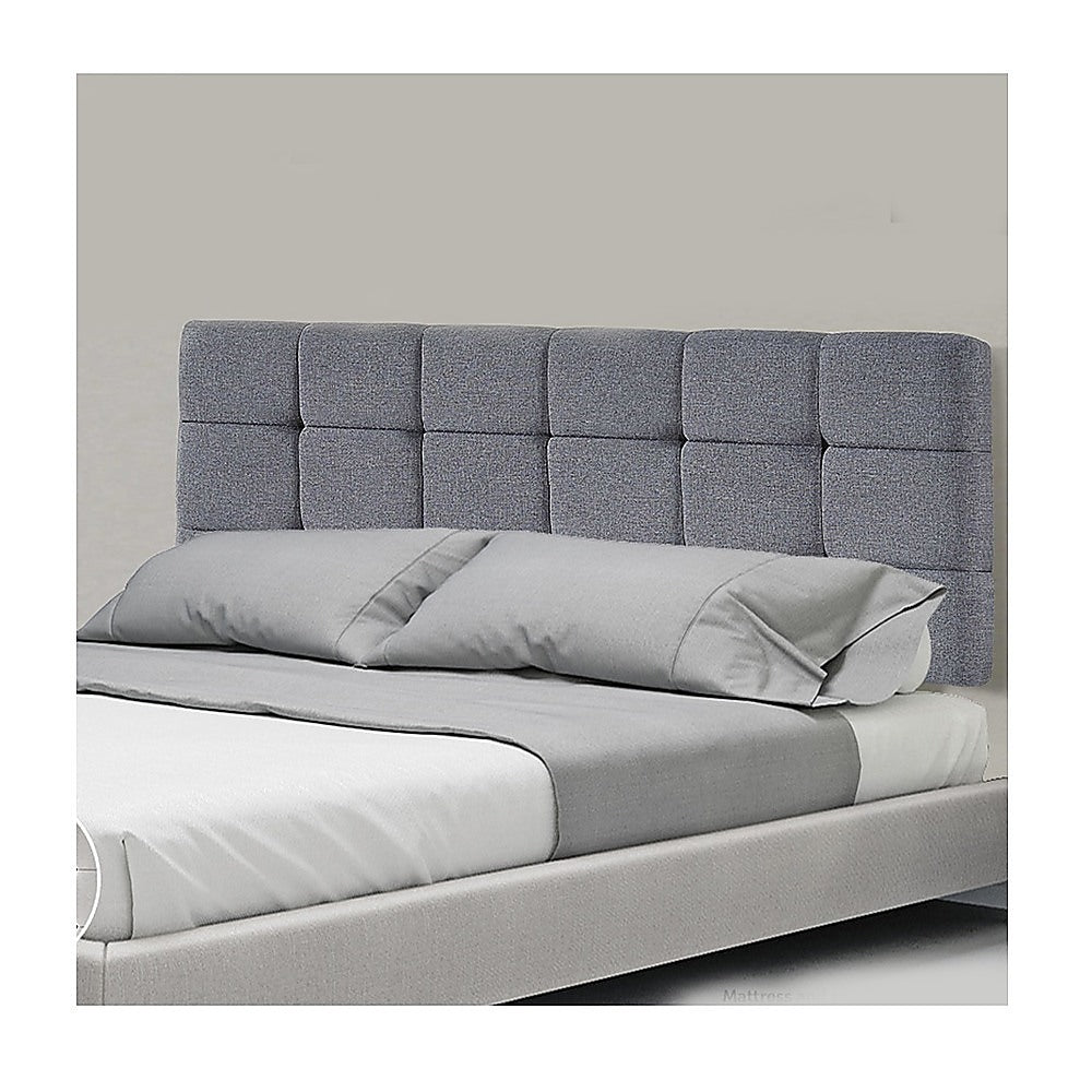 Billilingra Linen Bed Head, Grey Queen