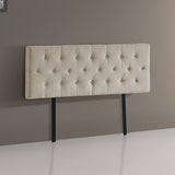 Billilingra Linen Bed Head, Beige Double