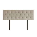 Billilingra Linen Bed Head, Beige Double
