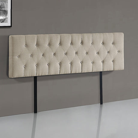 Billilingra Linen Bed Head, Beige King