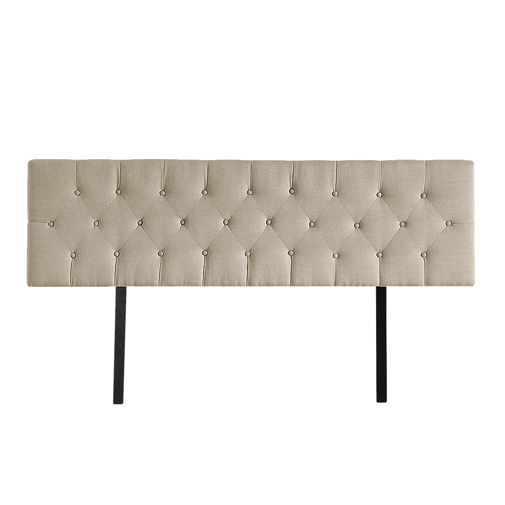 Billilingra Linen Bed Head, Beige King