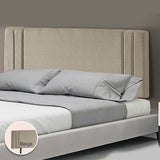 Billilingra Linen Bed Head, Beige King