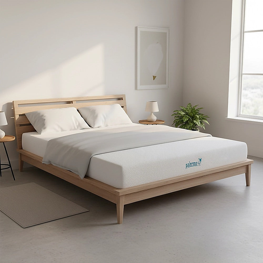 Medium firm gel memory foam mattress, 25cm king