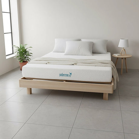 Medium firm gel memory foam mattress, 25cm king