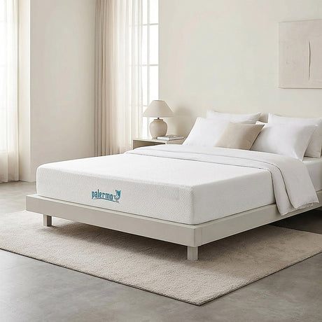 Medium firm gel memory foam mattress, 25cm queen