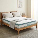 Medium firm memory foam hybrid mattress, 20cm queen