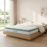 Medium firm memory foam hybrid mattress, 20cm queen