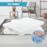 Medium firm gel memory foam mattress, 25cm double