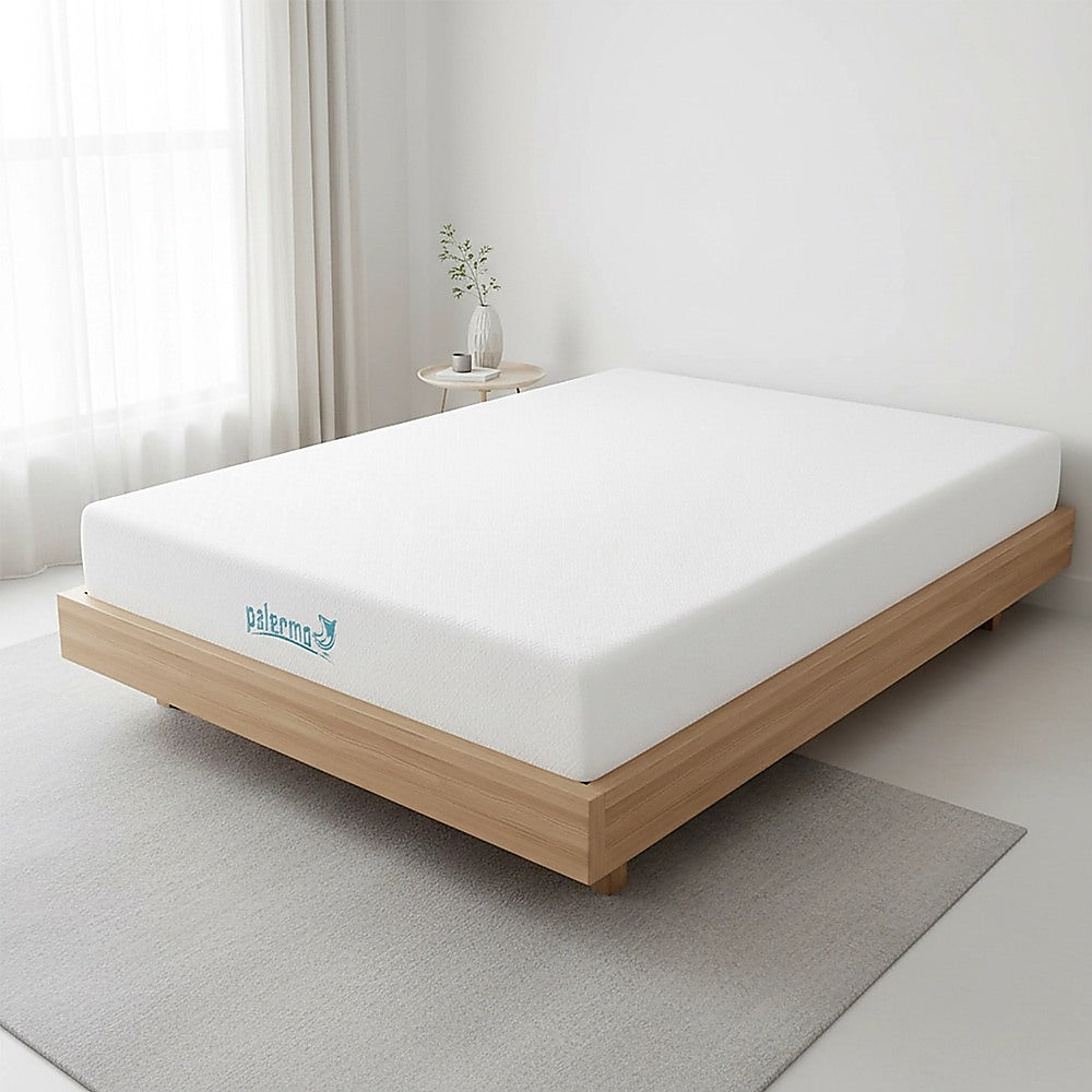 Medium firm gel memory foam mattress, 25cm double