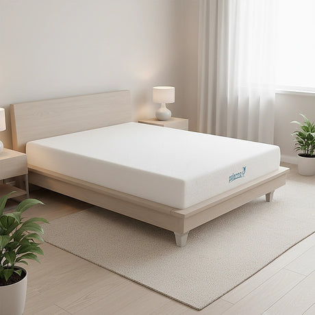 Medium firm gel memory foam mattress, 25cm double