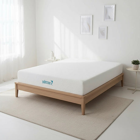 Medium firm gel memory foam mattress, 25cm double