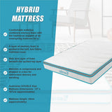 Medium firm memory foam hybrid mattress, 20cm double