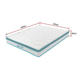 Medium firm memory foam hybrid mattress, 20cm double